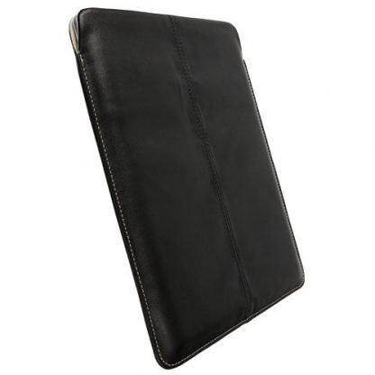 Krusell Luna Tablet Pouch - кожен калъф за iPad 3 (Новият iPad) и iPad 2 (черен)  2